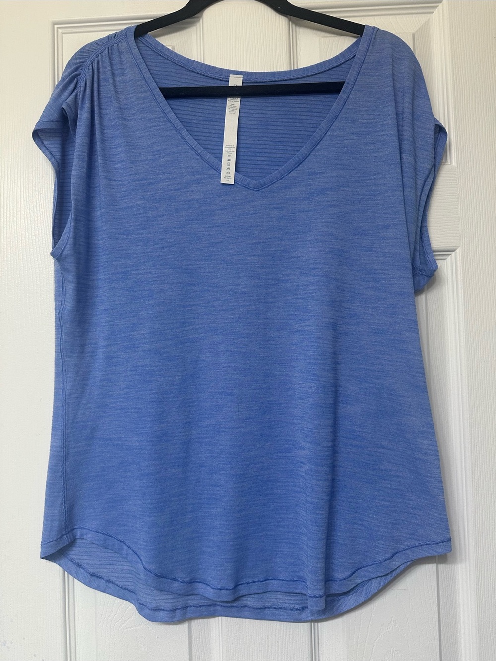 Lululemon Sweat Times Short Sleeve
Heathered Light Horizon size 12